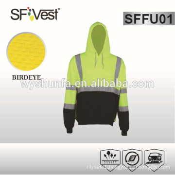 2015 high quality bright colored sweatshirts with front pocket below chest and undetachable hood